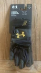 Under Armour Ua Motive Batting Gloves - Black/gold Women Size Medium. Fixed Price $16.99.