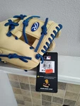 Rawlings Gold Glove Elite 11.5" Left Hand Baseball Leather Beige/blue Mlb. Fixed Price $105.00.