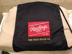 Rawlings 15 X 14 Inch Baseball Softball Drawstring Glove Bag. Fixed Price $35.00.