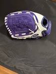New Rawlings Fastpitch Softball Glove FP115PURW 1/2 Purple White Lht. Fixed Price $22.49.