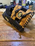 Wilson A2000 Pro Stock Leather Baseball Glove Mlb Logo Black/tan Left. Fixed Price $144.45.