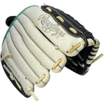 Rawlings FP110BIV Rh Baseball Glove Basket Web Youth Softball White Teal. Fixed Price $13.96.