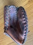 Vintage Wilson A2660 Three Finger Trapper Model Baseball Glove Excellent Shape. Fixed Price $35.00.