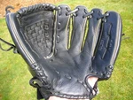 Rawlings Black 1/2" Custom Series Rht Baseball Glove RCS115R - Adjust Straps. Fixed Price $14.99.
