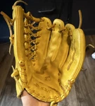Ssk Yellow Leather Baseball/softball Glove 5-FINGER Left Hand Throw. Fixed Price $90.00.