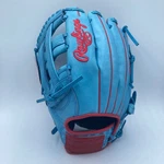 Rawlings Heart Of The Hide Exclusive Baseball Glove Sky Blue Red Lht 12.75". Fixed Price $279.99.