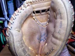 Vintage Tonix TC121A Catchers Mitt Professional Model Top Grain Pro-toe Winner. Fixed Price $30.00.