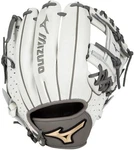 New Mizuno Prime Elite GPE1175F1 Fastpitch Softball Glove Rht 11.75" Wht/gry. Fixed Price $184.95.