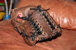 Rawlings 3/4" SL127TFB Pro Design Fully Conditioned Leather Softball/baseball. Fixed Price $145.00.
