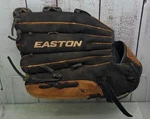 Easton Prime Cowhide Threads Baseball Glove Black Brown Leather Infield Outfield. Fixed Price $29.99.