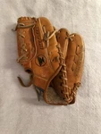 Mizuno Multi Hinge MT2003 11.5" Baseball Glove E-z Pocket Brown Leather Lht. Fixed Price $21.00.