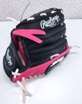 Rawlings Baseball/softball Mitt Glove 8-1/2" PL85PB Pink/black Right Hand. Fixed Price $13.99.