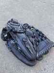 Mizuno Black Leather Finch 12.5 Professional Model Softball Glove Gfn 1256T-RHT. Fixed Price $19.99.