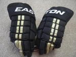 Gently Used James Neal Pittsburgh Penguins Easton Pro 10 Senior Hockey Gloves 14. Fixed Price $145.00.
