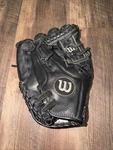 Wilson A500 A0502BB115XX 11.5" Baseball Glove Gamesoft Black Lht Ready. Fixed Price $39.99.
