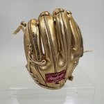 Rawlings Mini Metallic Gold Glove PRO701BF Heart Of The Hide Fastback Basket-web. Fixed Price $26.09.