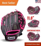 Youth Franklin Softball Glove 11" Pink Right Hand Throw Ready-to-play. Fixed Price $69.97.