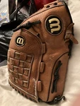 Right Handed-lht-wilson Custon Fit SOFTBALL-12.5 Over-sized-poket Leather A2502. Fixed Price $21.99.