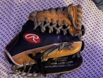 Rawlings Series 11.5-INCH Infield Glove R9115U-4BT Black Brown Rht. Fixed Price $70.00.