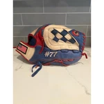 Soto Baseball Glove #77 Red White Blue Usa Flag Patch Genuine Leather Mexico. Fixed Price $150.00.