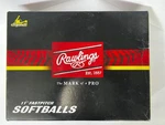 12 Rawlings Nsa 11" Official Dream Seam Pro Leather Fast Pitch Softballs C11RYLA. Fixed Price $80.00.