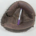 Wilson Staff A1871 Pre Oiled Leather Baseball Catcher Mitt Rht Glove Pro-toe Euc. Fixed Price $34.99.