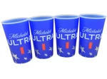 Michelob Ultra Fifa World 2026 Usa Trophy Set Of 4 Plastic Beer Cups Blue. Fixed Price $17.50.