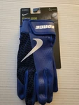 Nike Force Edge Batting Gloves "new" Game Royal/white, Unisex Medium. Fixed Price $24.99.