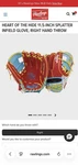 Nwt Rawlings Heart Of The Hide 11.5IN Splatter Infield Glove Rht. Msrp $329.99. Fixed Price $270.00.