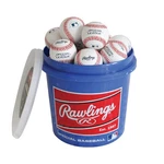 Rawlings Use Baseballs YOUTH/12U Game/practice Bucket 24 C.... Fixed Price $149.95.