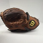 Wilson A0462 FP11 Fastpitch Softball Glove 11" Left Hand Throw Leather Brown. Fixed Price $24.00.