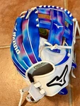 Mizuno Prime M-print 11.75" Softball Fielding Glove GMVPF-50MP Psychedelic. Fixed Price $150.00.