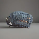 Wilson A950 Series 14 Slowpitch Glove-black & Blue-right Hand Throwing Rht-euc. Fixed Price $74.99.