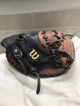Wilson A1861 PRO-20 Fully Broken In 32.75 Baseball Catchers Mitt Right Throw. Fixed Price $100.00.