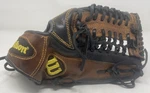 Wilson Pro Soft Yak 12.5" A1500BBJH32 Ecco Leather Rh Mens Ball Glove Euc. Fixed Price $74.99.