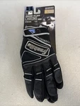 Franklin Powerstrap Chrome Series Batting Gloves Black / Silver Adult Small New. Fixed Price $29.99.