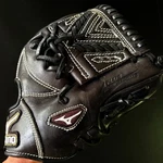 Mizuno Prime Series GMVP1102P Infield Baseball Glove Black Leather 11" Rh. Fixed Price $85.00.