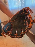 Demarini Insane 12.5" Black Orange Leather Baseball Softball Glove. Fixed Price $40.00.