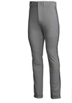 Adidas Icon Pro, Gray-navy Piping Open Hem Baseball Pants.size: Youth Xl. Fixed Price $14.29.