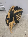 Rawlings PL195CB 9.5" Youth T-ball Baseball Glove Rht Basket Web Black Tan. Fixed Price $14.99.