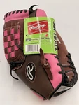 Rawlings Pink Girls Fast Pitch Softball 12" Leather Palm Mitt FP10DBP. Fixed Price $34.90.