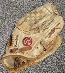 Vtg Rawlings Randy Johnson Leather Baseball Glove Mitt RBG10 Right Hand Throw. Fixed Price $40.00.