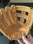 Vintage Rawlings LL-1297 K Leaguer Top Grain Cowhide Youth Baseball Glove Rht. Fixed Price $9.00.