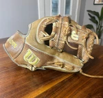 Wilson A2000 SC86 11.5 Pro Stock Leather Baseball Glove Brown Rht/wear Left. Fixed Price $139.99.