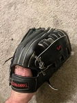 Vtg Spalding Black Leather Baseball Glove Intimidator Rht *read. Fixed Price $15.00.