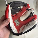 Youth Teeball Glove Franklin Sports Air Tech 8.5 Right Handed Thrower Red White. Fixed Price $10.00.
