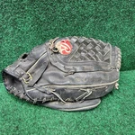 Rawlings Baseball Glove RSG6B Black Leather Super Size Softball Rht. Fixed Price $24.99.