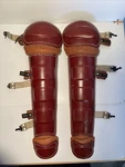 1950 Rawlings Stan Lopata Kids Baseball Catchers Shin Guards Knee Pads (B263). Fixed Price $69.99.