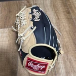 Rawlings Baseball Glove Left Hand Throw Infield Adult Beige Black. Fixed Price $132.00.
