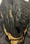 Mizuno GSP1301ORG Black Beige Leather Baseball Softball Glove Power Lock. Fixed Price $20.00.